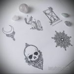 эскиз для тату песочных часов 19.09.2019 №030 - sketch for hourglass tattoo - tatufoto.com
