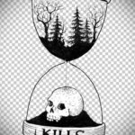 эскиз для тату песочных часов 19.09.2019 №039 - sketch for hourglass tattoo - tatufoto.com