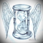 эскиз для тату песочных часов 19.09.2019 №053 - sketch for hourglass tattoo - tatufoto.com
