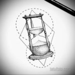 эскиз для тату песочных часов 19.09.2019 №087 - sketch for hourglass tattoo - tatufoto.com