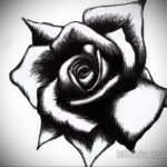 эскиз для тату простая черно белая 15.09.2019 №026 - sketch for tattoo simpl - tatufoto.com