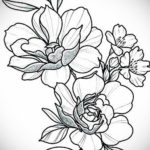 эскиз для тату простая черно белая 15.09.2019 №036 - sketch for tattoo simpl - tatufoto.com