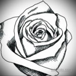 эскиз для тату простая черно белая 15.09.2019 №042 - sketch for tattoo simpl - tatufoto.com