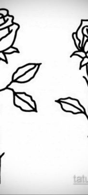 эскиз для тату простая черно белая 15.09.2019 №045 — sketch for tattoo simpl — tatufoto.com