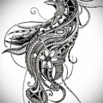 эскиз женской тату узор 14.09.2019 №007 - sketch female tattoo pattern - tatufoto.com
