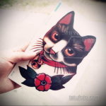 эскиз тату олд скул цветной 16.09.2019 №008 - sketch tattoo old school color - tatufoto.com