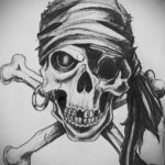 эскиз тату черные черепа 17.09.2019 №050 - black skull tattoo sketch - tatufoto.com