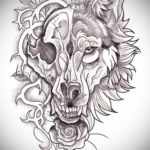 эскизы тату черепа животных 17.09.2019 №007 - animal skull tattoo designs - tatufoto.com