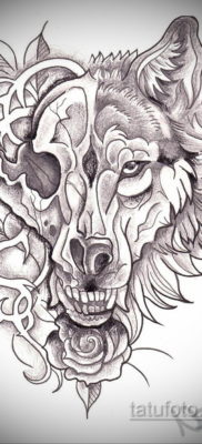 эскизы тату черепа животных 17.09.2019 №007 — animal skull tattoo designs — tatufoto.com