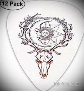эскизы тату черепа животных 17.09.2019 №019 - animal skull tattoo designs - tatufoto.com