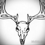 эскизы тату черепа животных 17.09.2019 №020 - animal skull tattoo designs - tatufoto.com
