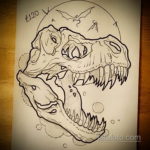 эскизы тату черепа животных 17.09.2019 №028 - animal skull tattoo designs - tatufoto.com