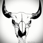 эскизы тату черепа животных 17.09.2019 №032 - animal skull tattoo designs - tatufoto.com