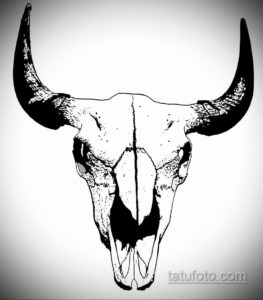эскизы тату черепа животных 17.09.2019 №032 - animal skull tattoo designs - tatufoto.com