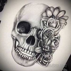 эскизы тату черепа красивые 17.09.2019 №001 - Skull tattoo designs beautiful - tatufoto.com