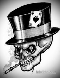 эскизы тату черепа красивые 17.09.2019 №004 - Skull tattoo designs beautiful - tatufoto.com