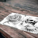 эскизы тату черепа красивые 17.09.2019 №010 - Skull tattoo designs beautiful - tatufoto.com