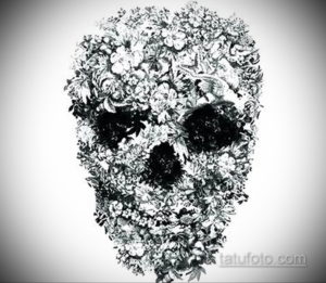 эскизы тату черепа красивые 17.09.2019 №011 - Skull tattoo designs beautiful - tatufoto.com
