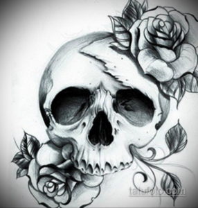 эскизы тату черепа красивые 17.09.2019 №013 - Skull tattoo designs beautiful - tatufoto.com