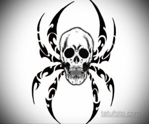 эскизы тату черепа на ногу 17.09.2019 №009 - Sketch of a tattoo of a skull on - tatufoto.com