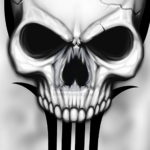 эскизы тату черепа черно белые 17.09.2019 №036 - Skull tattoo sketches bla - tatufoto.com