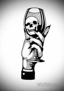 эскизы тату черепа черно белые 17.09.2019 №063 - Skull tattoo sketches bla - tatufoto.com