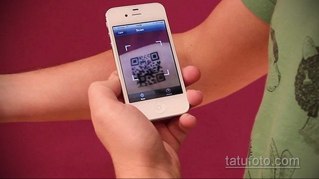Татуировка с QR-кодом - фото 2