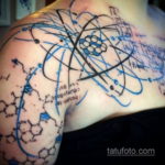 Фото пример на тему тату и наука 22.10.2019 №013 -tattoo and science- tatufoto.com