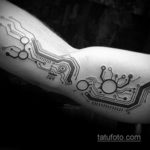 Фото пример на тему тату и технология 22.10.2019 №002 -tattoo technology- tatufoto.com