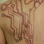 Фото пример на тему тату и технология 22.10.2019 №020 -tattoo technology- tatufoto.com