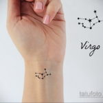 Эскиз для татуировки созвездие девы 06.10.2019 №003 -Virgo Tattoo- tatufoto.com