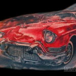 на фото тату и автомобиль 03.10.2019 №001 -tattoo and car- tatufoto.com