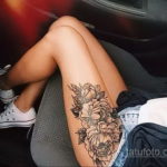 на фото тату и автомобиль 03.10.2019 №012 -tattoo and car- tatufoto.com