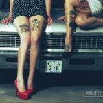 на фото тату и автомобиль 03.10.2019 №028 -tattoo and car- tatufoto.com