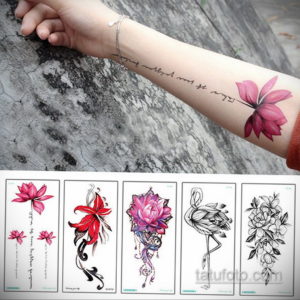 пример временной тату сделанной дома 24.10.2019 №001 -temporary tattoo- tatufoto.com