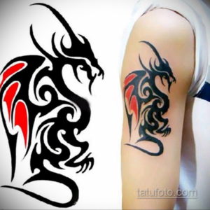 пример временной тату сделанной дома 24.10.2019 №003 -temporary tattoo- tatufoto.com