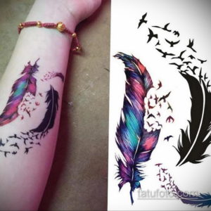 пример временной тату сделанной дома 24.10.2019 №005 -temporary tattoo- tatufoto.com