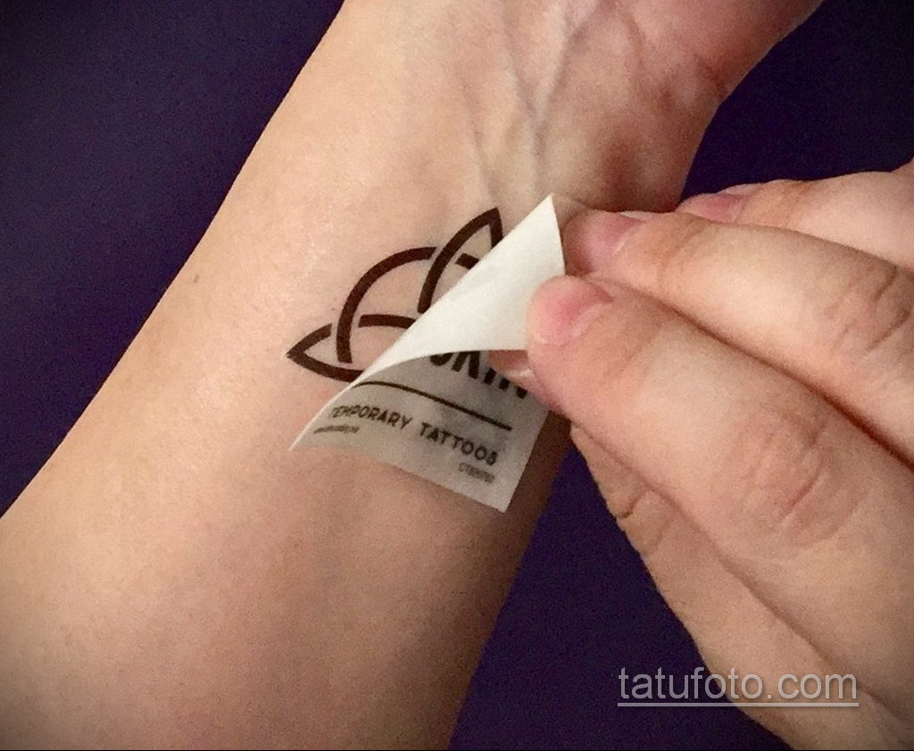 пример временной тату сделанной дома 24.10.2019 №021 -temporary tattoo- tatufoto.com