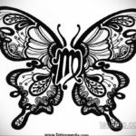 пример эскиза для татуировки знак девы 06.10.2019 №030 -Virgo Tattoo- tatufoto.com