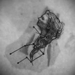 пример эскиза для татуировки знак девы 06.10.2019 №070 -Virgo Tattoo- tatufoto.com