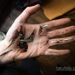 тату биомеханика на руке 31.10.2019 №009 - biomechanics tattoo - tatufoto.com