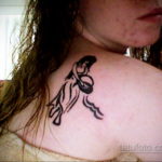 фото женской тату знак зодиака 03.10.2019 №005 - female tattoo with zodiac - tatufoto.com