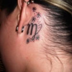 фото женской тату знак зодиака 03.10.2019 №024 - female tattoo with zodiac - tatufoto.com