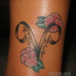 фото женской тату знак зодиака 03.10.2019 №031 - female tattoo with zodiac - tatufoto.com