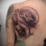 фото женской тату знак зодиака 03.10.2019 №052 - female tattoo with zodiac - tatufoto.com
