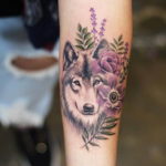 фото женской тату с животным 21.10.2019 №012 - female tattoo with animals - tatufoto.com