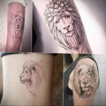 фото женской тату с животным 21.10.2019 №028 - female tattoo with animals - tatufoto.com