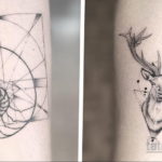 фото женской тату с животным 21.10.2019 №038 - female tattoo with animals - tatufoto.com