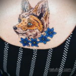 фото женской тату с животным 21.10.2019 №039 - female tattoo with animals - tatufoto.com