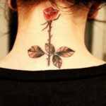 фото женской тату с цветами 21.10.2019 №046 - female tattoo with flowers - tatufoto.com
